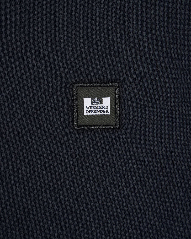 Weekend Offender FARAONE QUARTER ZIP SWEATSHIRT - BLACK