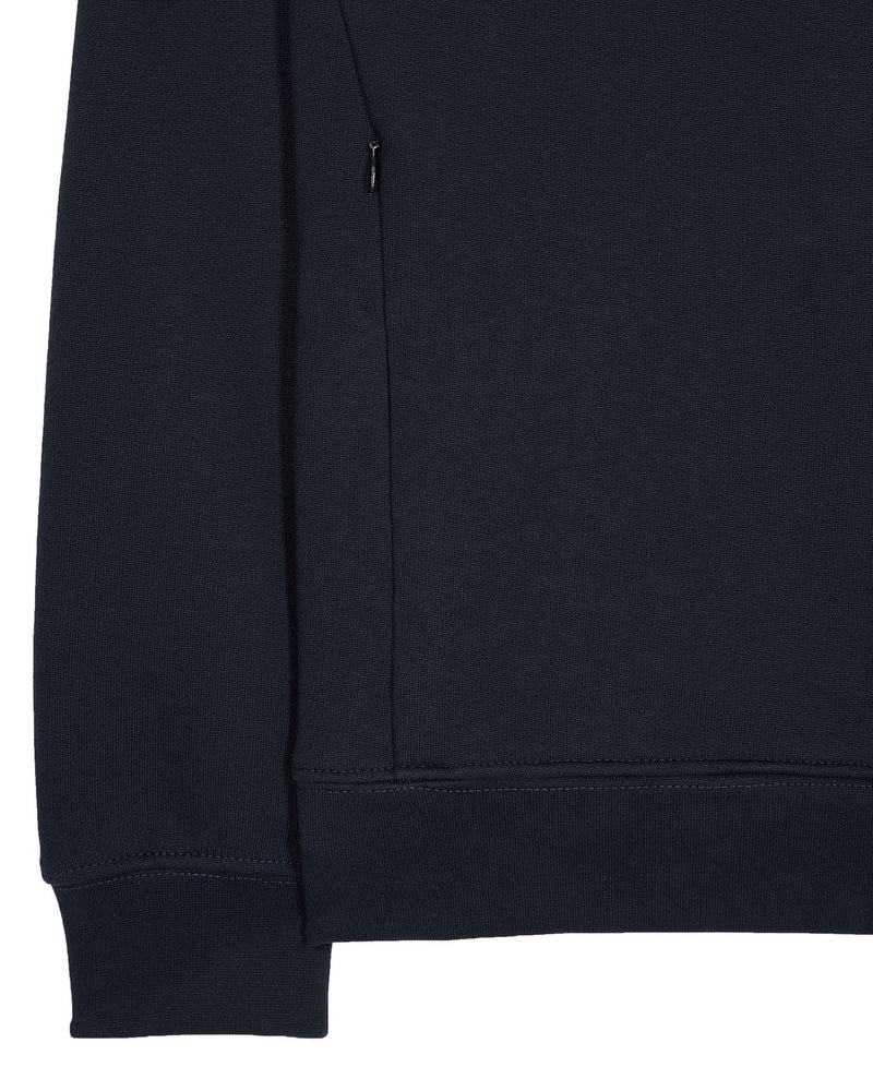 Weekend Offender FARAONE QUARTER ZIP SWEATSHIRT - BLACK