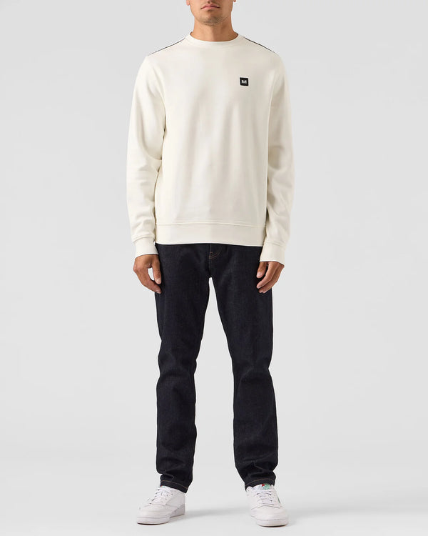 Weekend Offender VEGA SWEATSHIRT WINTER WHITE/HOUSE CHECK