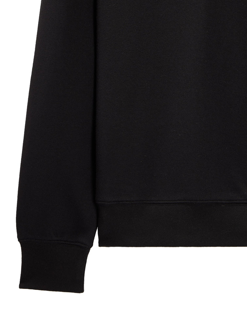 Weekend Offender Paraiso double faced interlock fleece Sweatshirt - Black
