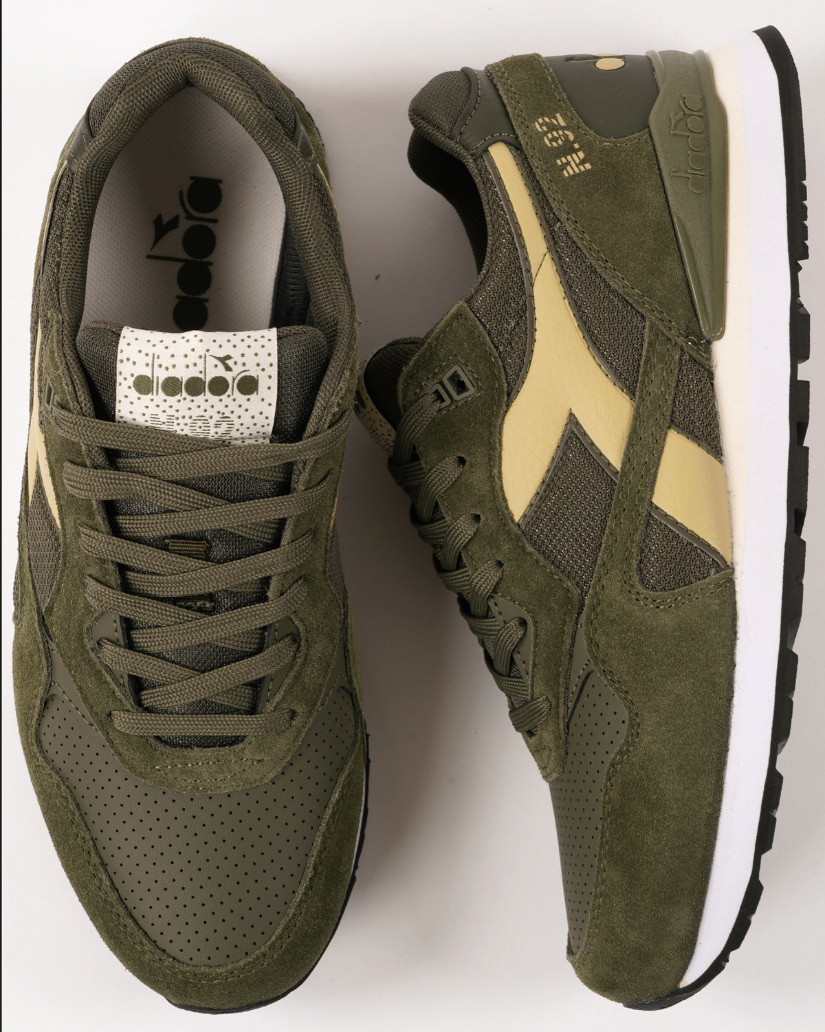 Diadora N.92 Advance Trainers Green Toad