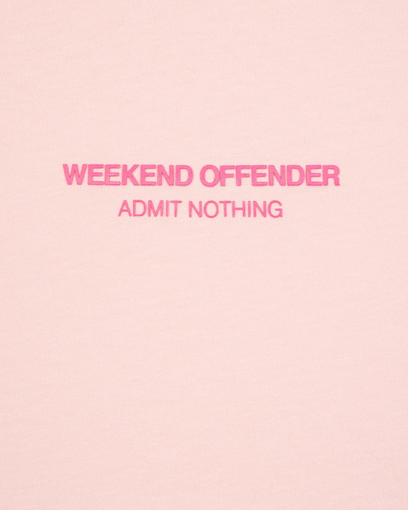 Weekend Offender Millergrove T-Shirt Pale Blush Pink/Candy Pink
