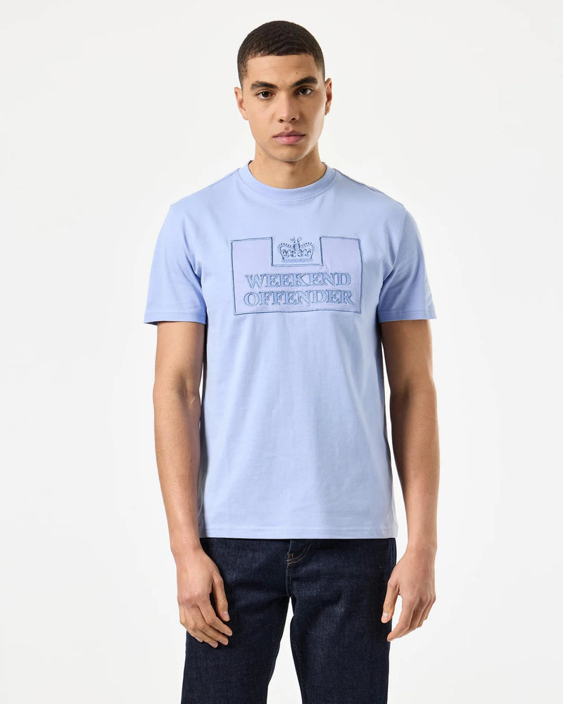 Weekend Offender Astoria T-Shirt - Cornflower Blue
