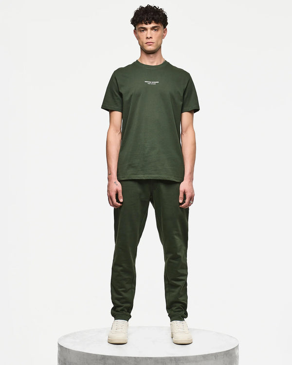 Weekend Offender Millergrove T-Shirt Black Forest Green/Calcium