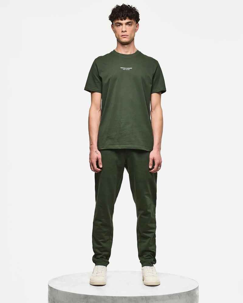 Weekend Offender Millergrove T-Shirt Black Forest Green/Calcium