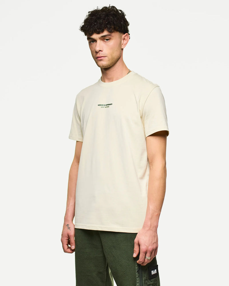 Weekend Offender Millergrove T-Shirt Calcium/Black Forest Green