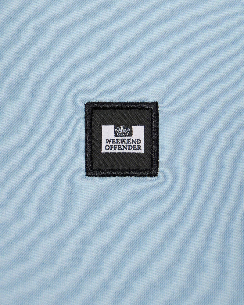Weekend Offender DIAZ T-SHIRT WINTER - SKY/BLUE HOUSE CHECK