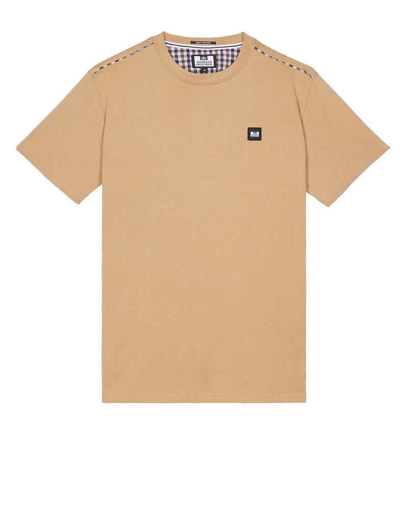 Weekend Offender Manuel 100% Cotton T-Shirt - COGNAC Brown