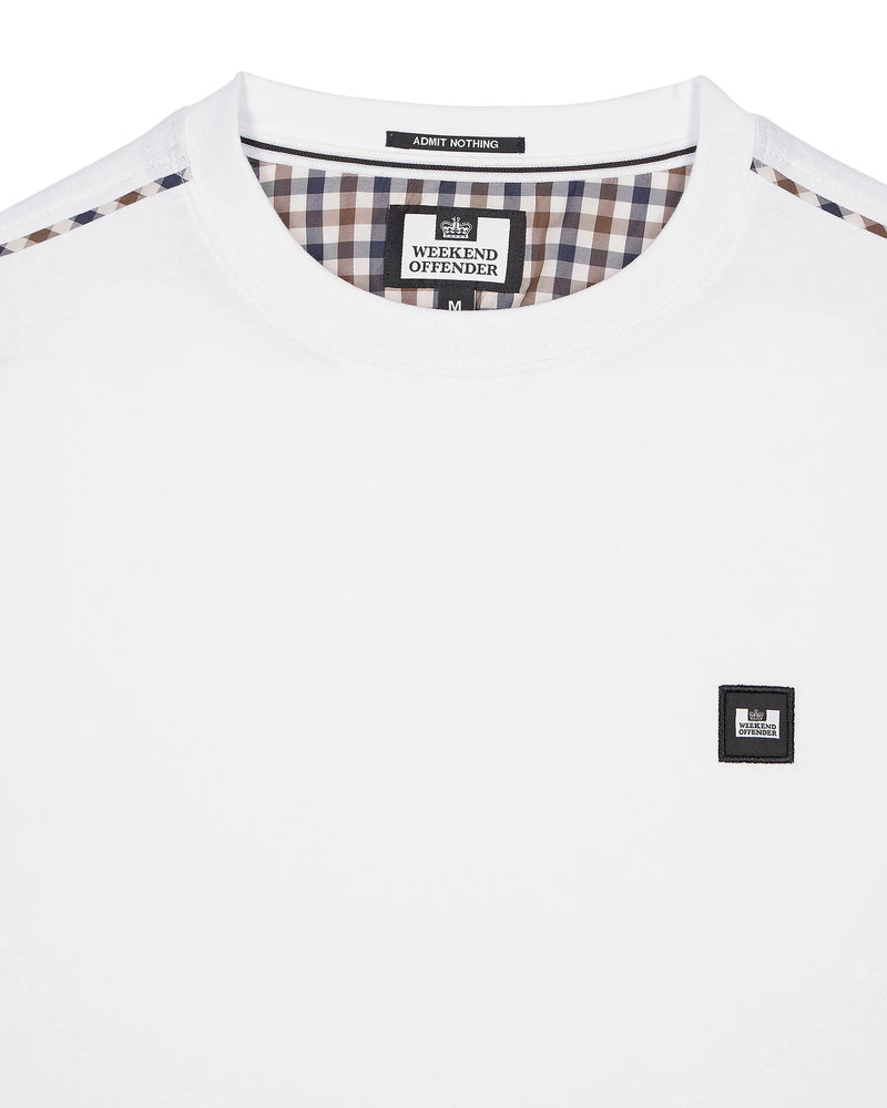 Weekend Offender Manuel 100% Cotton T-Shirt - WHITE