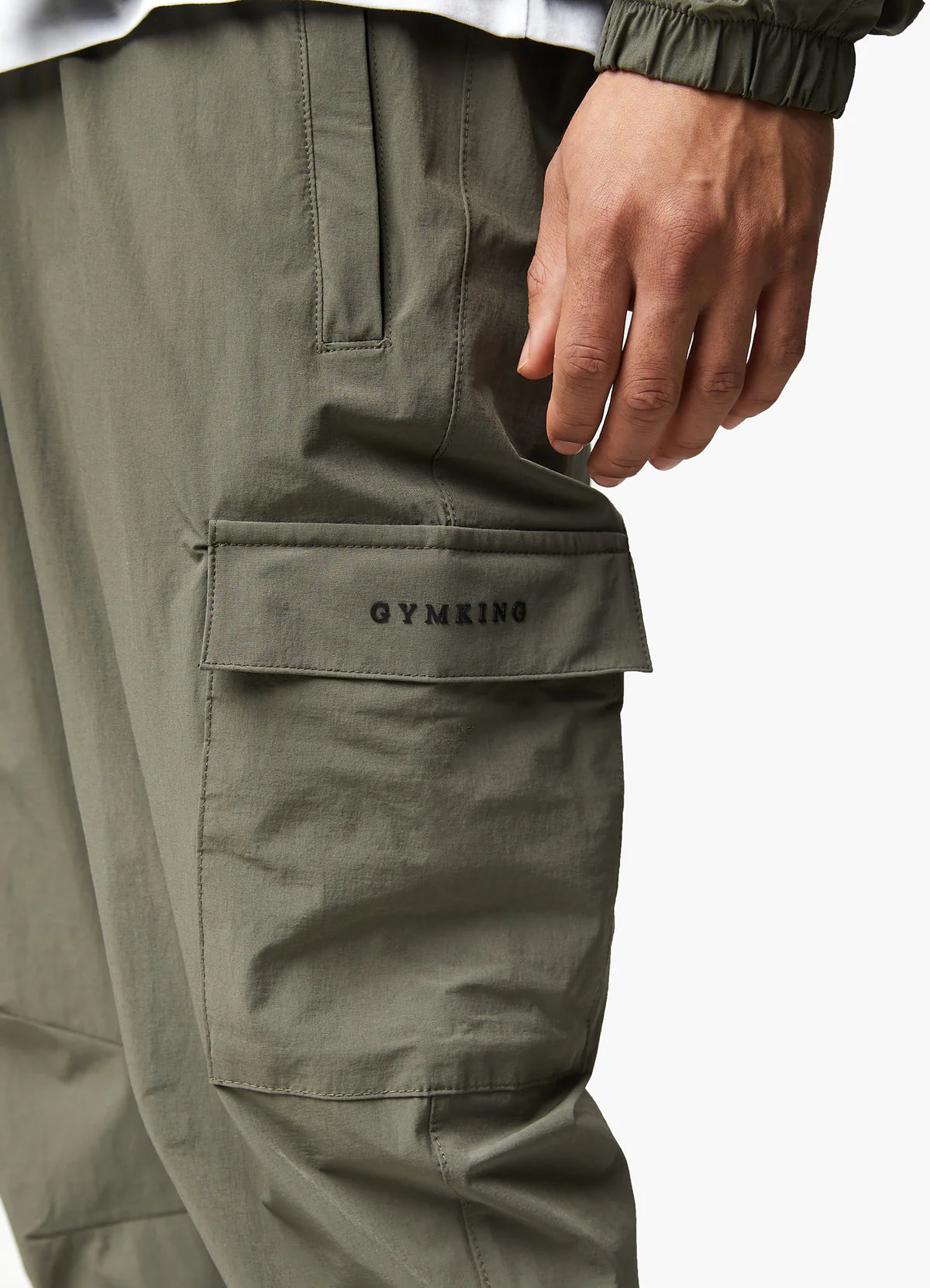 Gym King Utility Woven Cargo Pant Olive DesignerMenswear