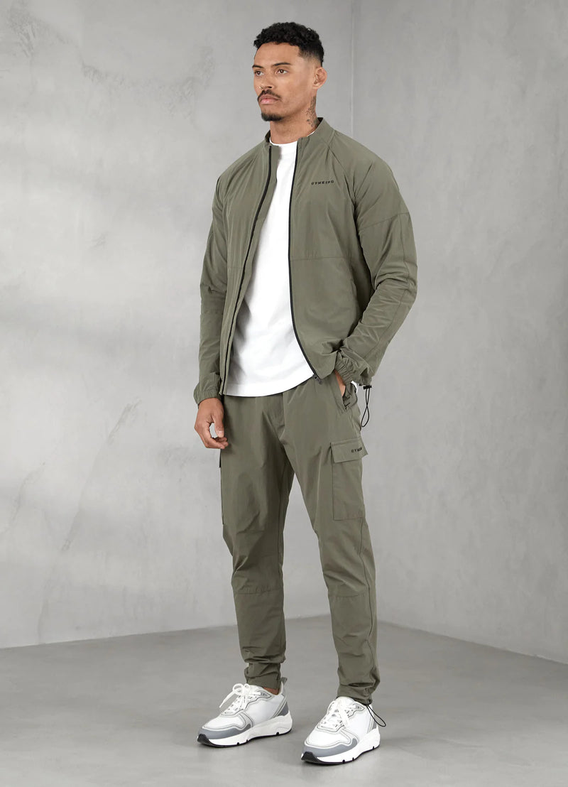 Gym King Utility Woven Cargo Pant Olive DesignerMenswear