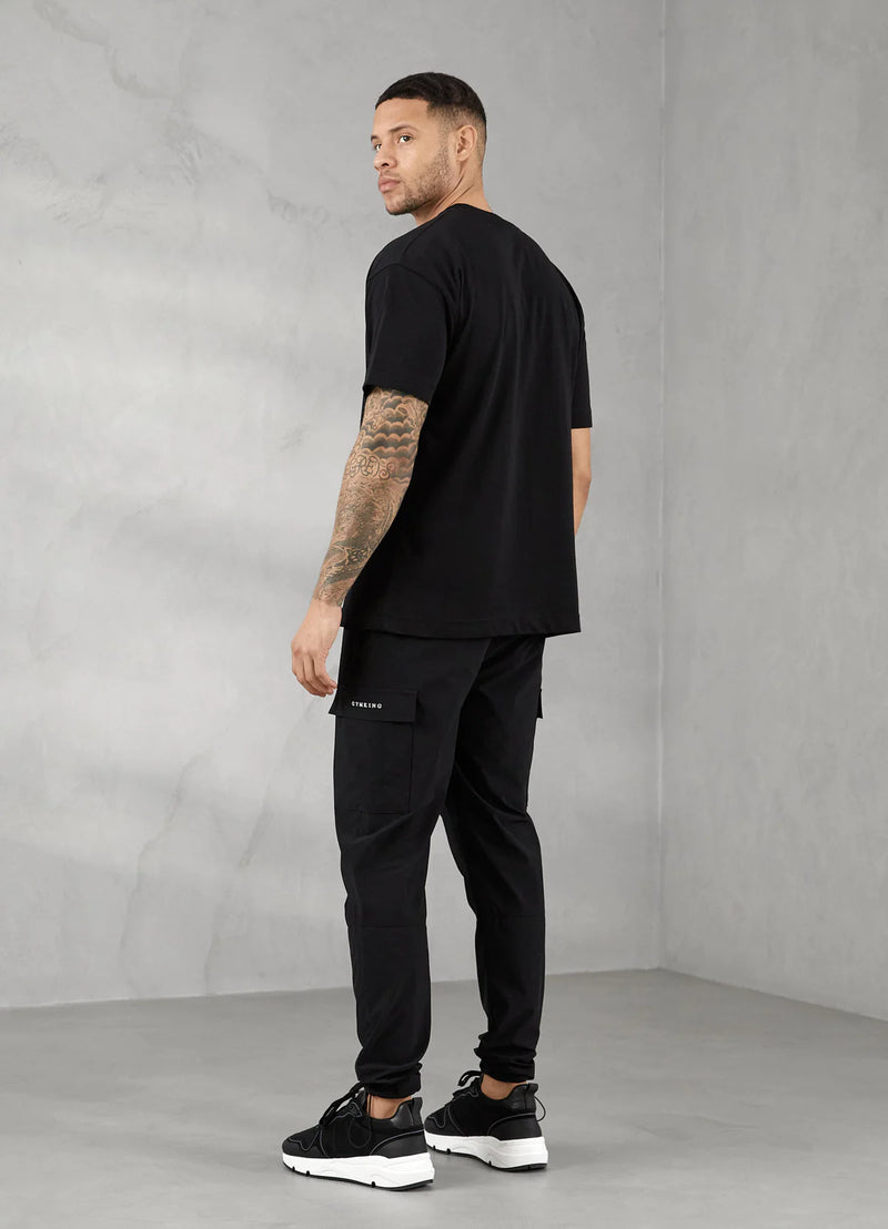 Gym King Utility Woven Cargo Pant - Black