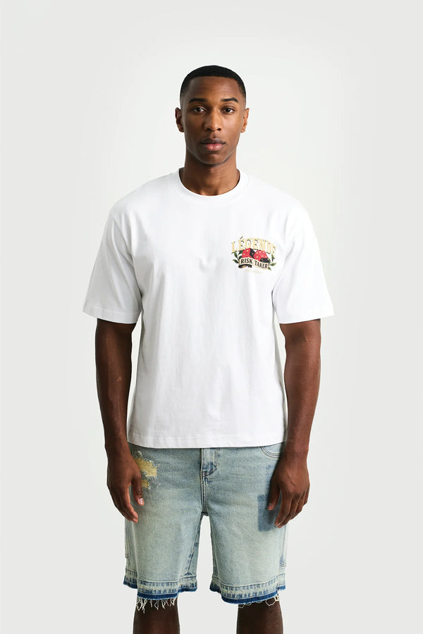Legende Paris RISK TAKER T-SHIRT - WHITE