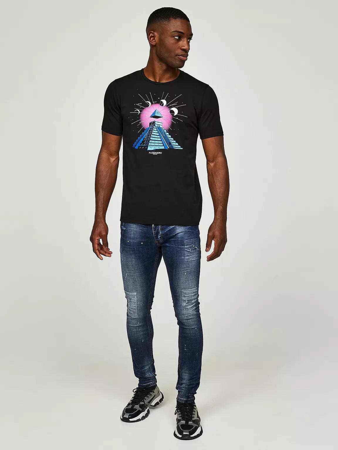 Alessandro Zavetti Rossi 2.0 Super Slim Fit Jeans - Indigo Blue