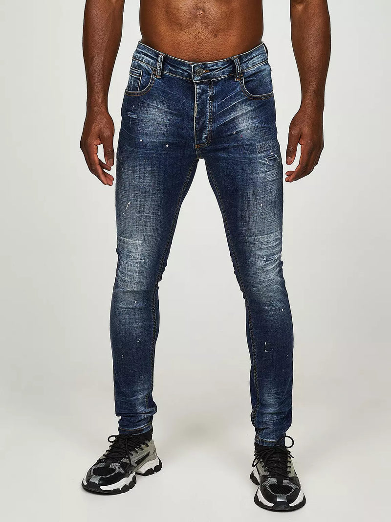 Alessandro Zavetti Rossi 2.0 Super Slim Fit Jeans - Indigo Blue