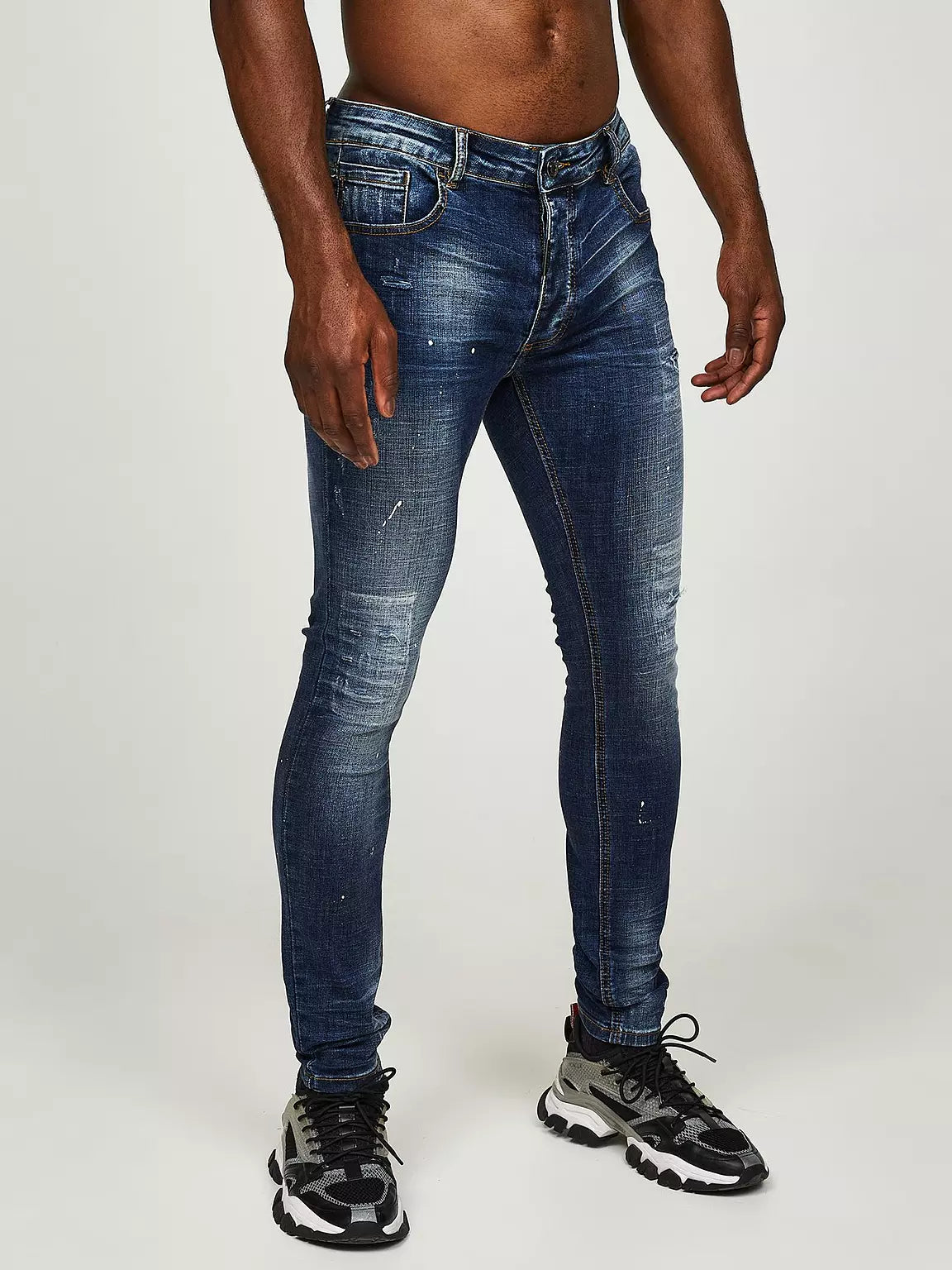 Alessandro Zavetti Rossi 2.0 Super Slim Fit Jeans - Indigo Blue