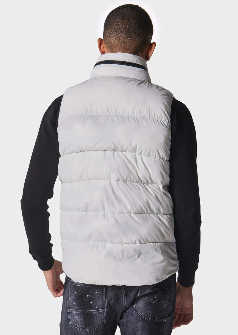 883 Police Walix White Gilet Body Warmer