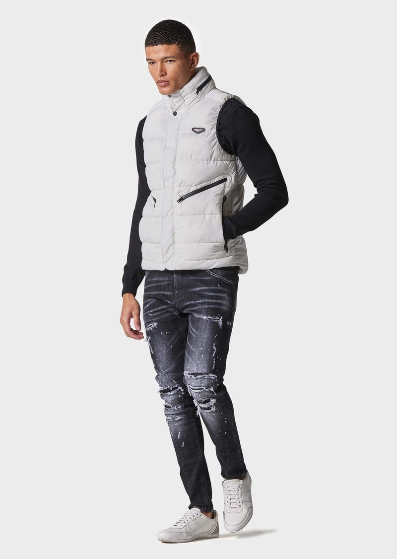 883 Police Walix White Gilet Body Warmer