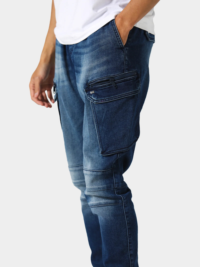 883 Police Ware 537 Denim Cargo Pants