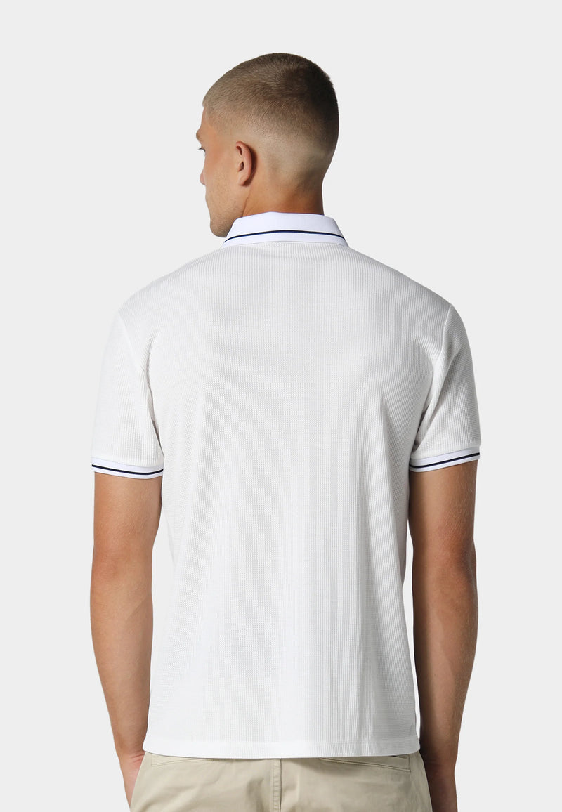 883 Police Willsley Bone White Polo Shirt