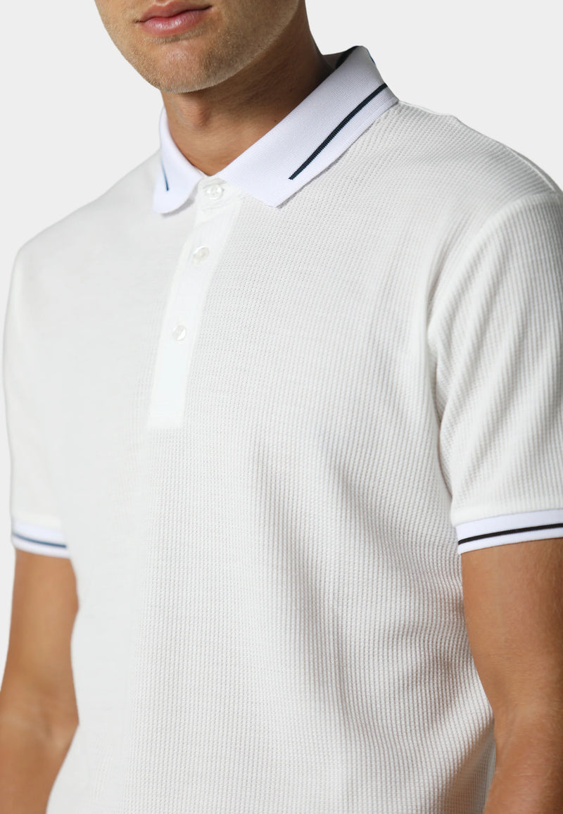 883 Police Willsley Bone White Polo Shirt