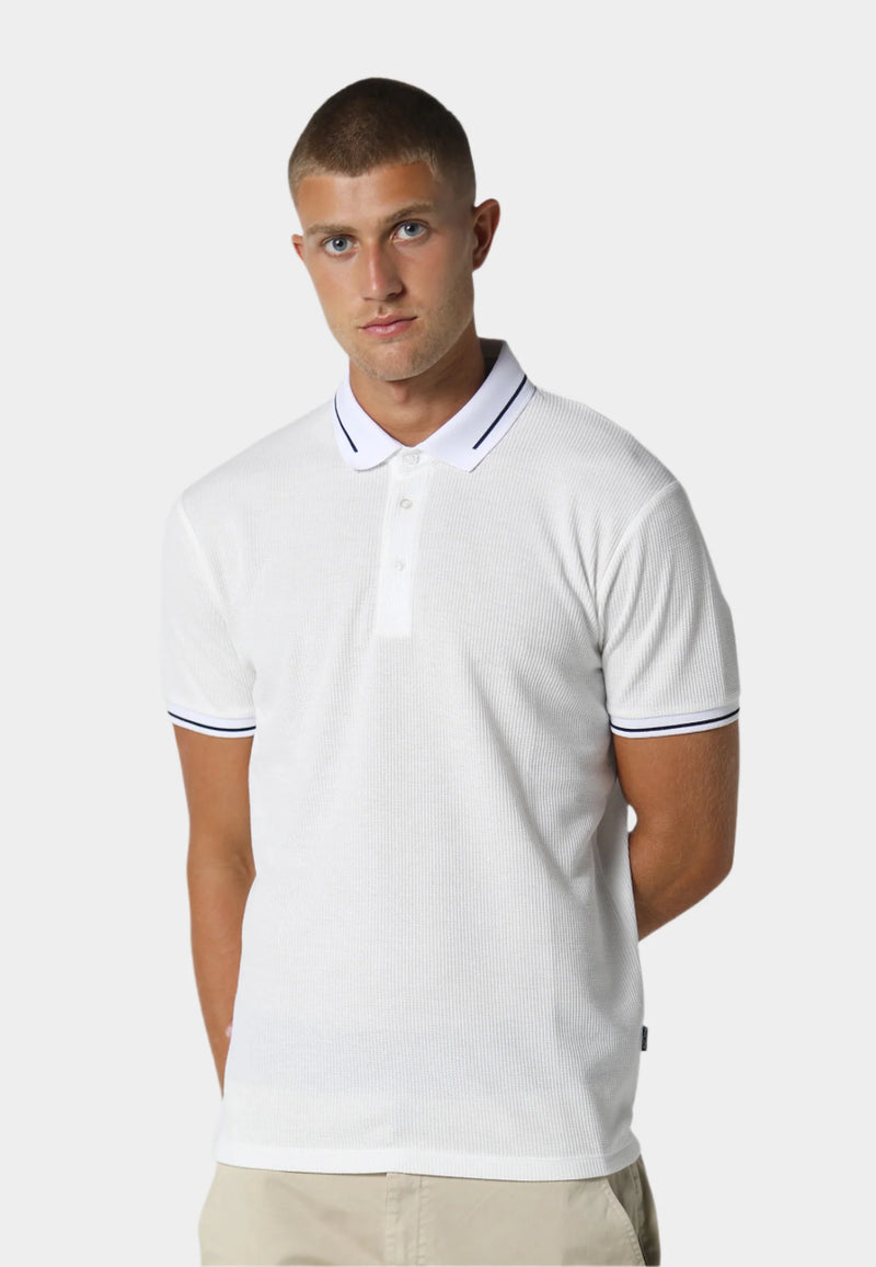 883 Police Willsley Bone White Polo Shirt