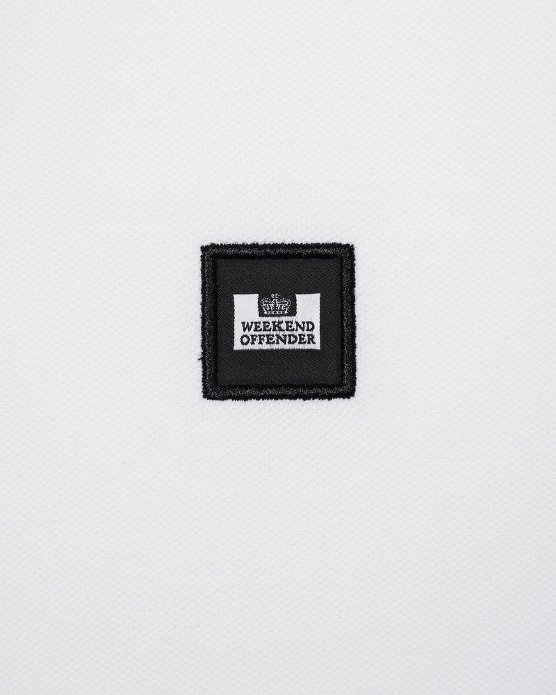 Weekend Offender CANEIROS POLO SHIRT - WHITE