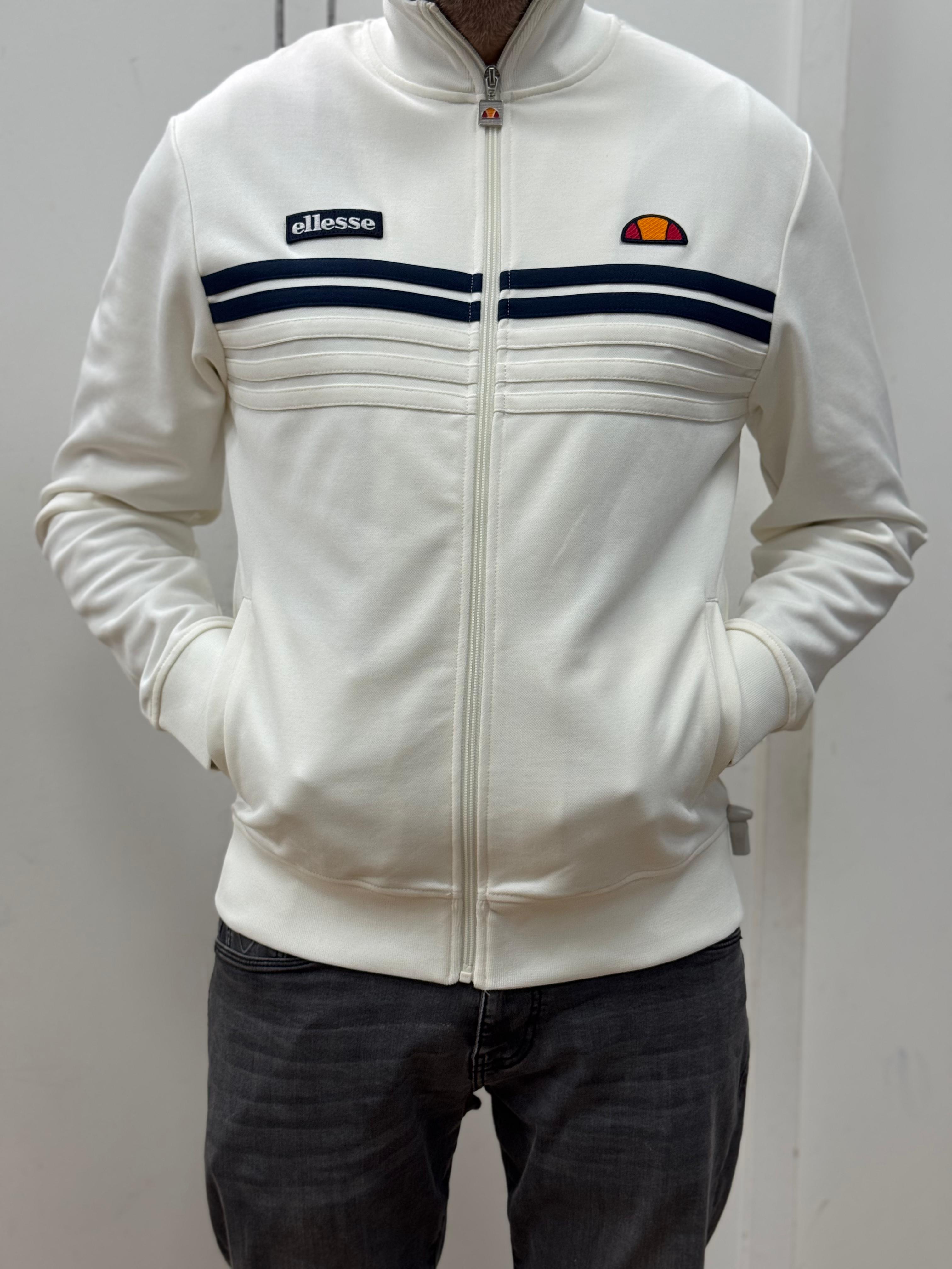 Ellesse Vicenza Track Top Cream/Navy