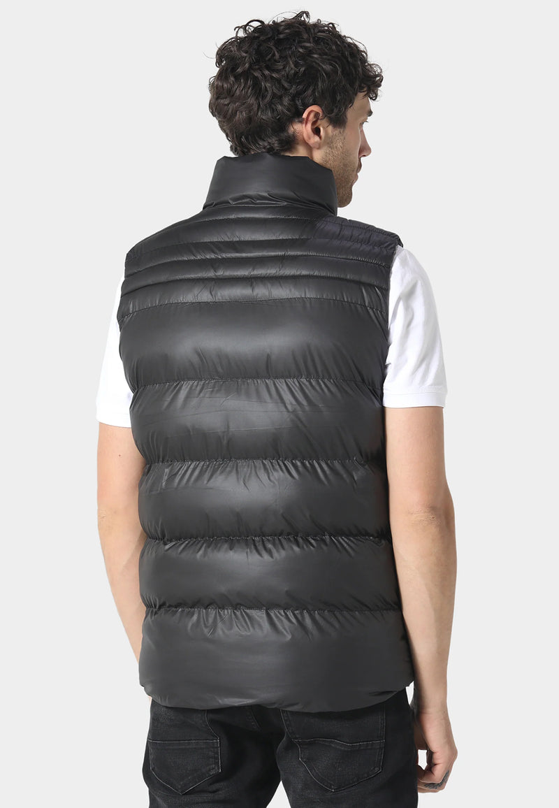 883 Police Quilted padded body Yants Black Gilet