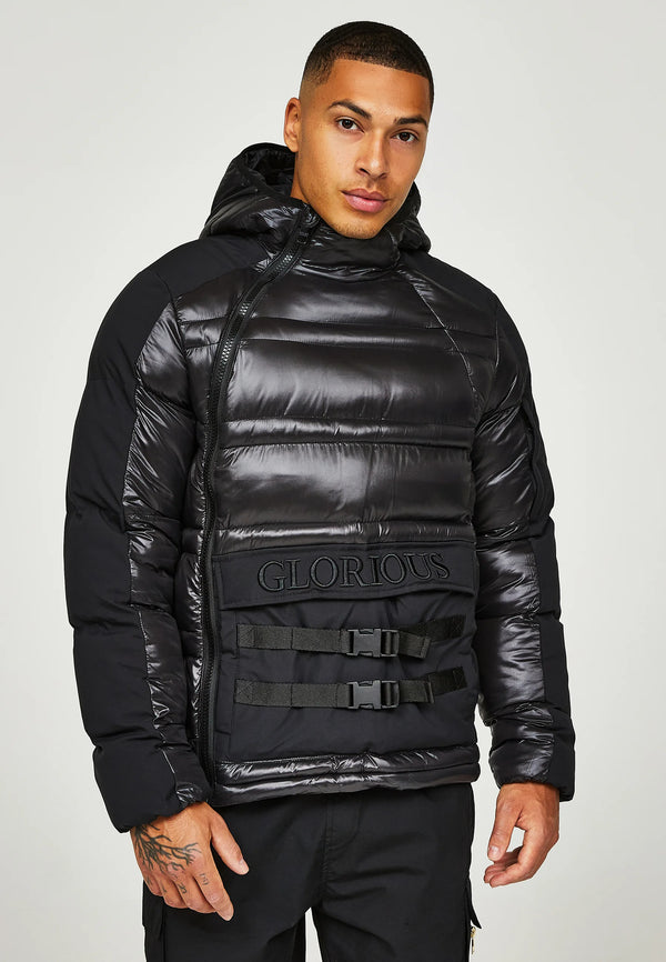 Glorious Gangsta NABREO PUFFER Winter jacket - BLACK