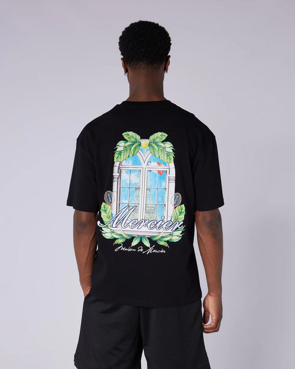 Mercier Balcony Serve T-shirt - BLACK