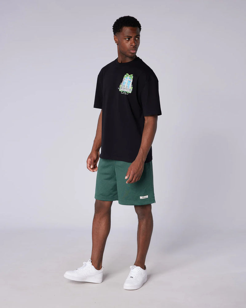 Mercier Balcony Serve T-shirt - BLACK
