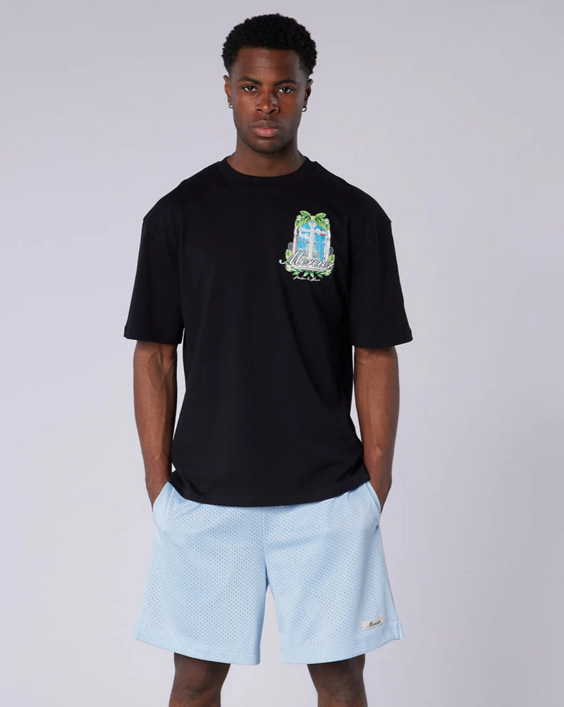 Mercier Balcony Serve T-shirt - BLACK