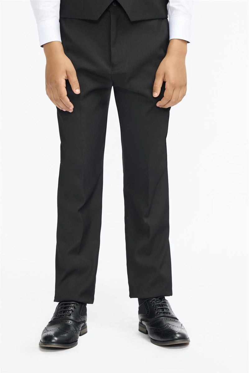 House of Cavani Boys Malibu Black Suit