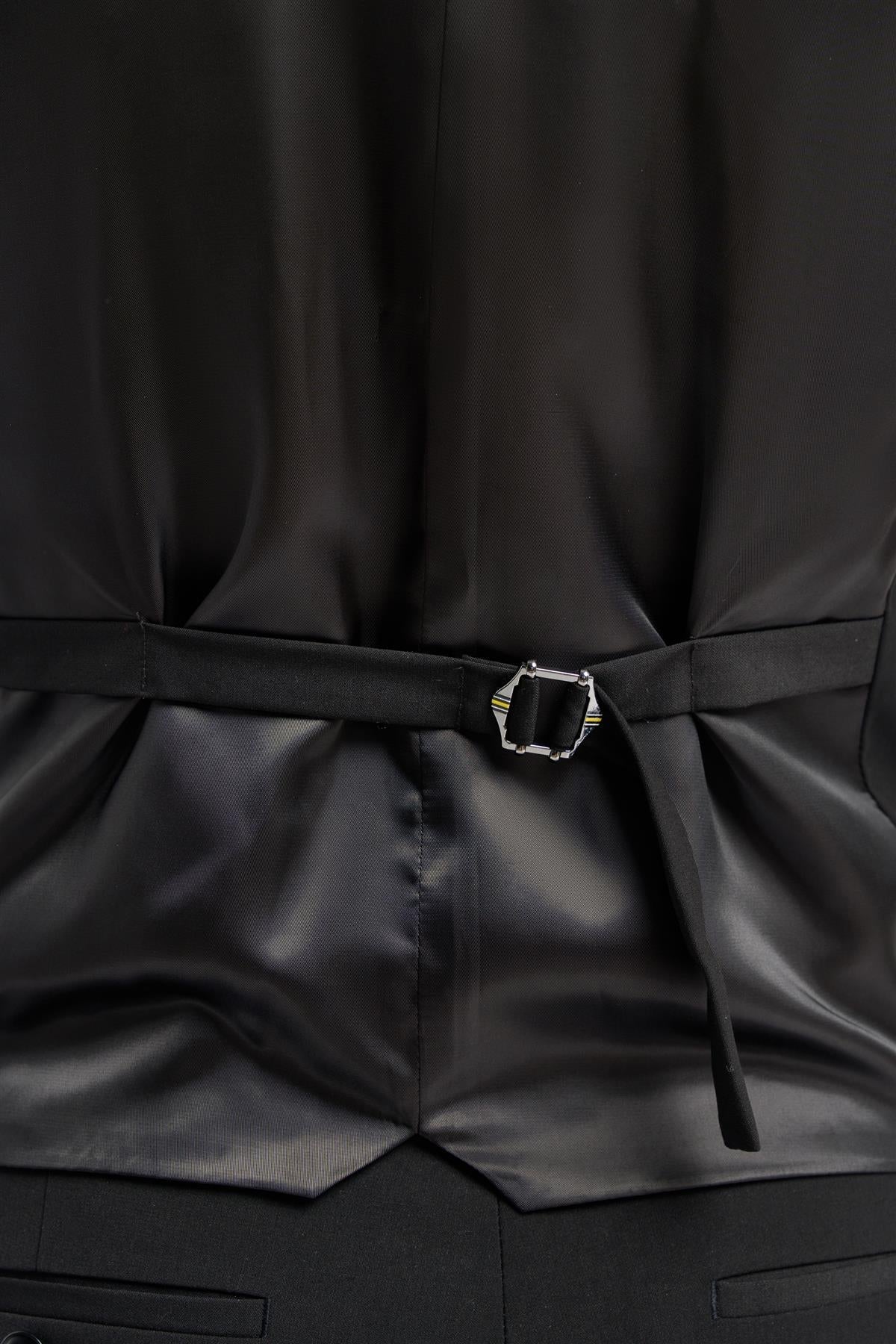 House Of Cavani Malibu smart-casual Waistcoat BLACK