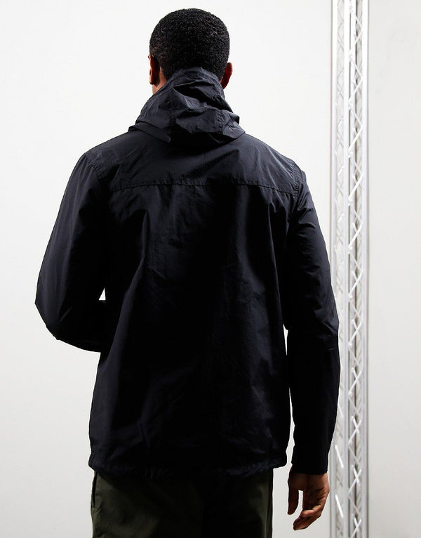 ELLESSE PIERLEONI OVERHEAD HOODED JACKET IN BLACK