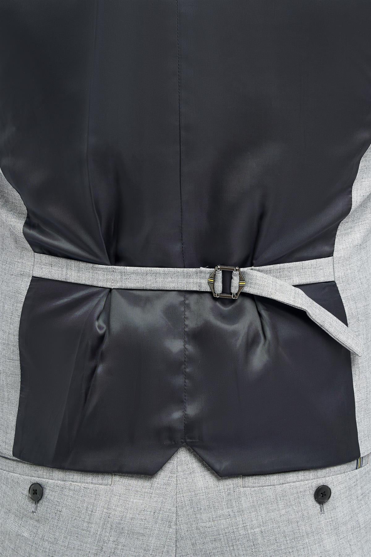 House Of Cavani Malibu tailored fit smart-casual Waistcoat GREY