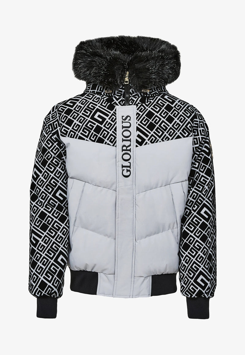 Glorious Gangsta LAVIN SHORT PUFFER JACKET Winter - Grey