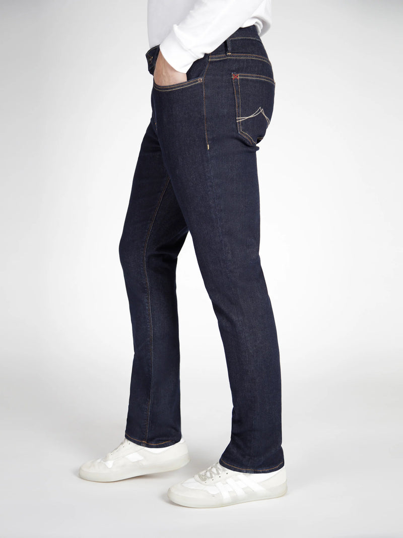 Mish Mash 1984 Tapered Fit Flex Active Natural RAW Denim BLUE Jean
