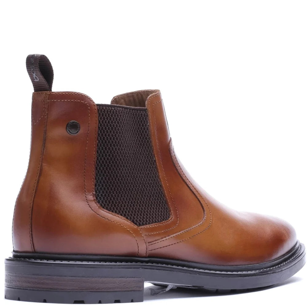 Base London Smith Waxy Chelsea Boots - WAXY TAN