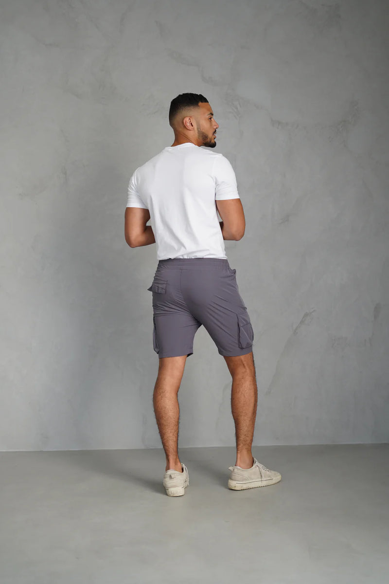 Capo Lightweight Cargo Shorts DARK GREY