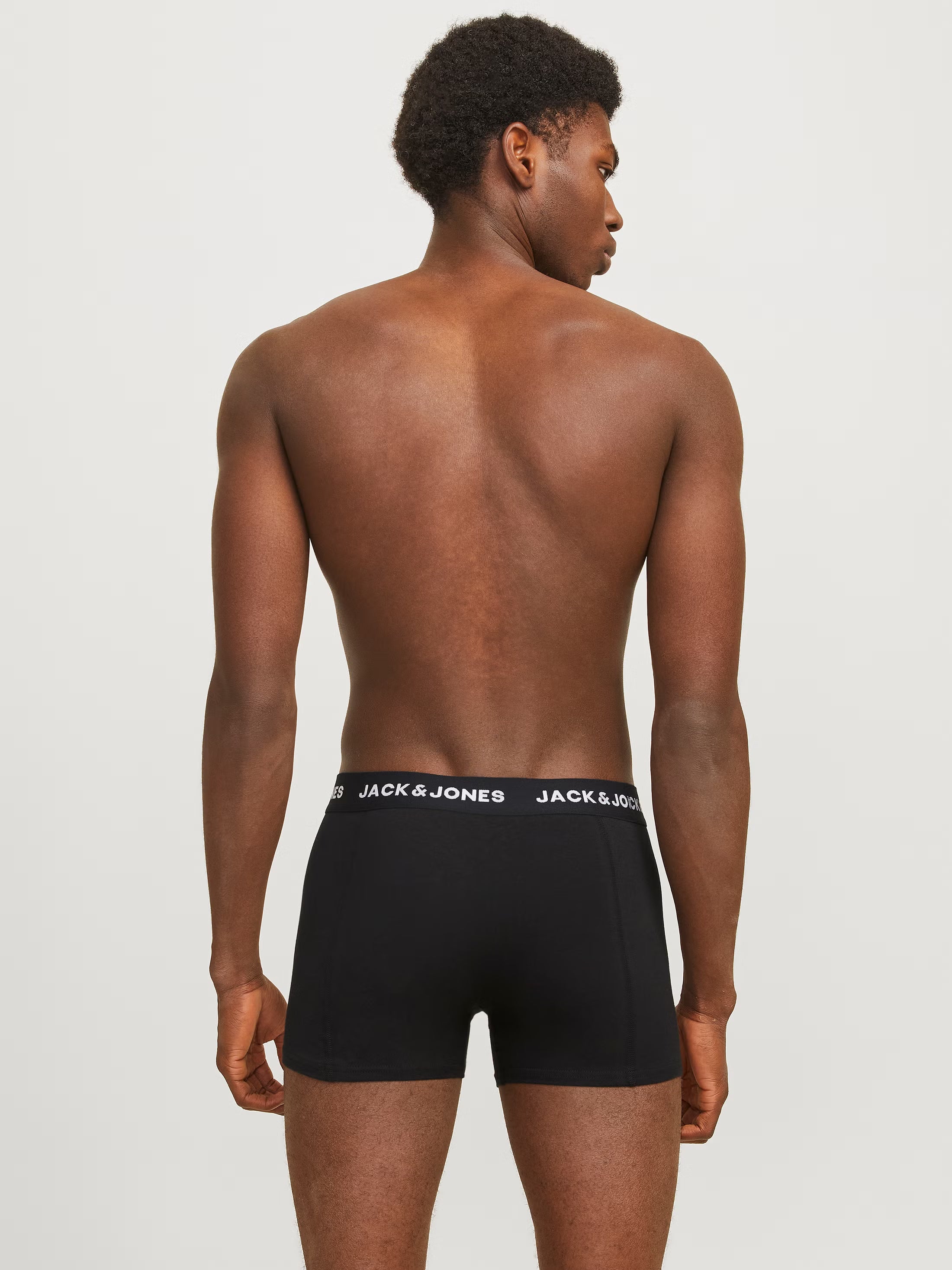Jack & Jones Anthony 3-Pack Close Fitting Trunks - Black