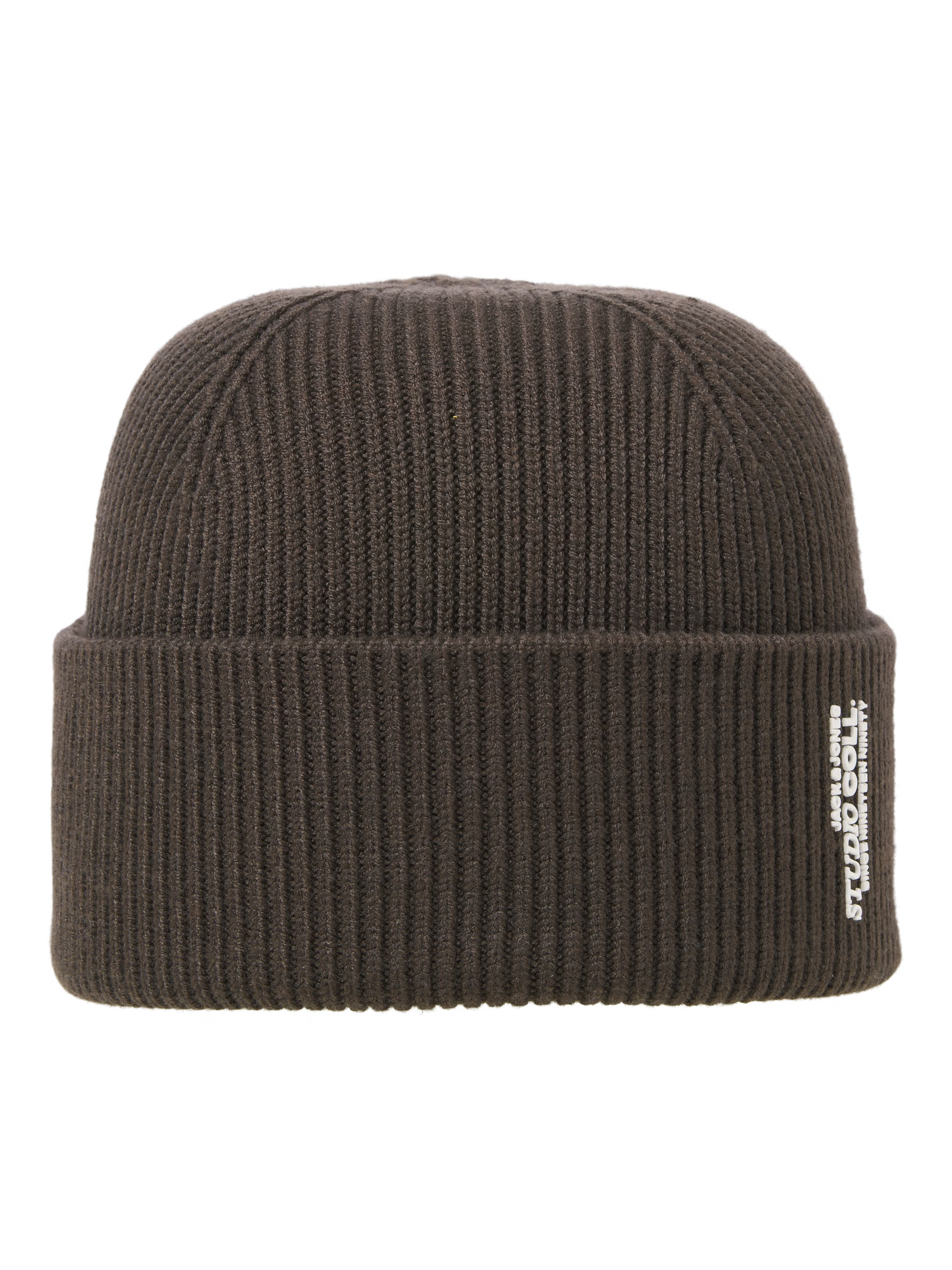 Jack&Jones Col Ribbed Beanie - Brown / Delicioso
