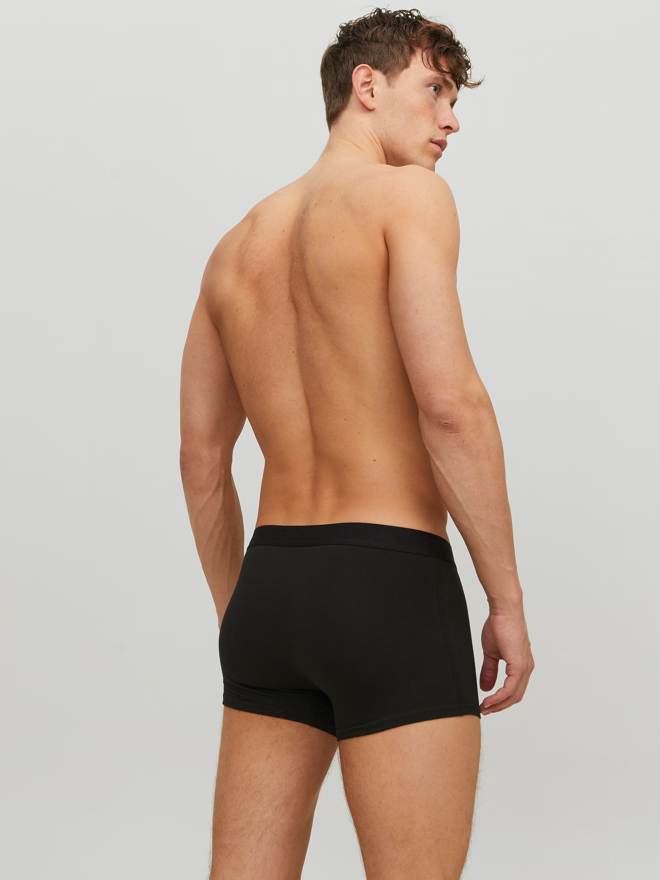 Jack&Jones Waistband close-fitting 3 Pack Trunks Black / BLACK
