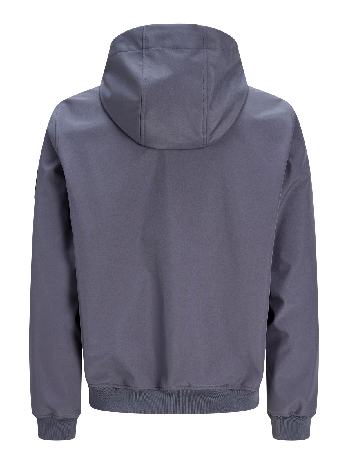 Jack&Jones Basic Softshell Hooded Jacket in Grey / Turbulence