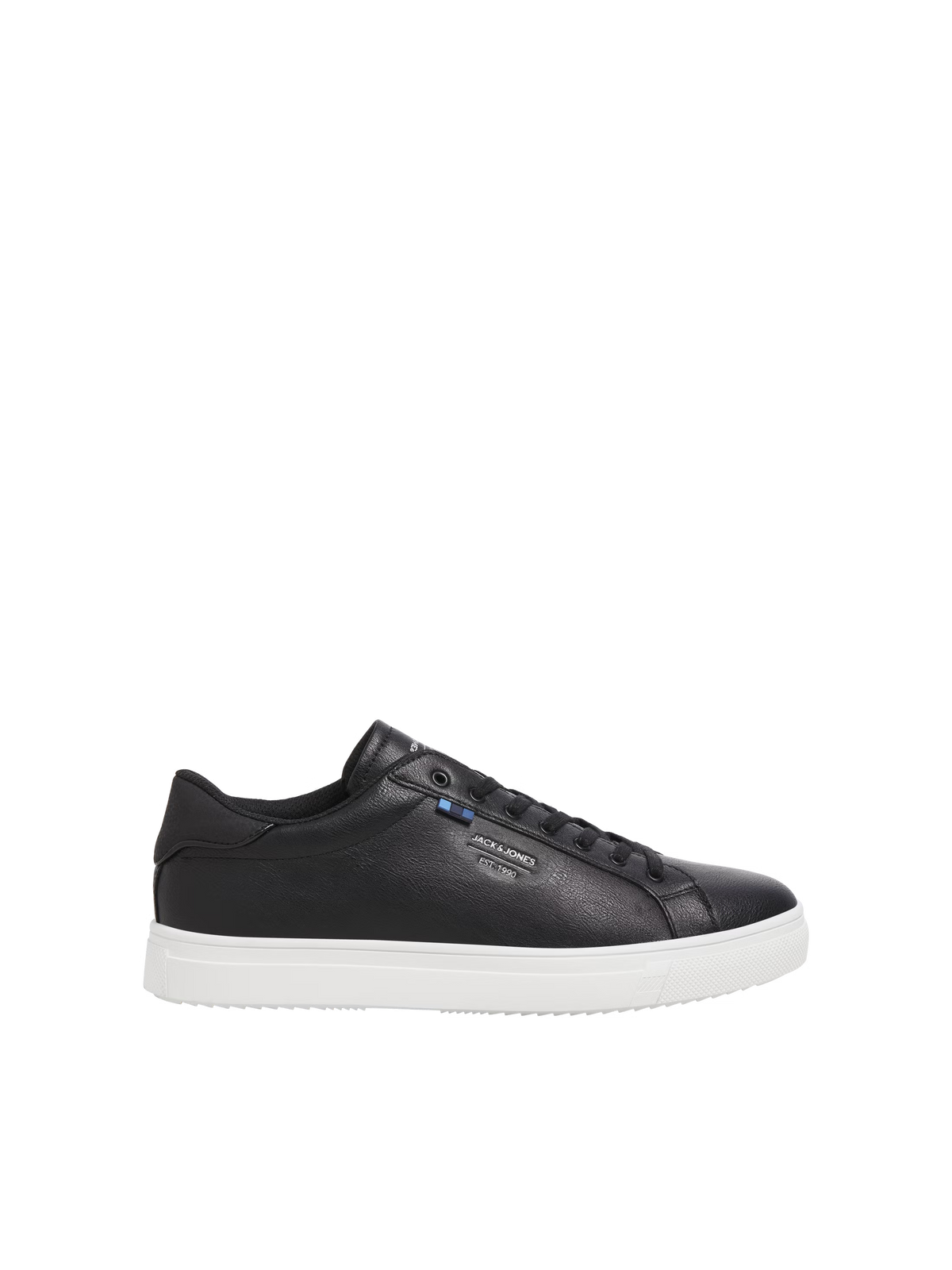 Jack&Jones Bale Lace Up Sneaker Trainers in Black / Anthracite