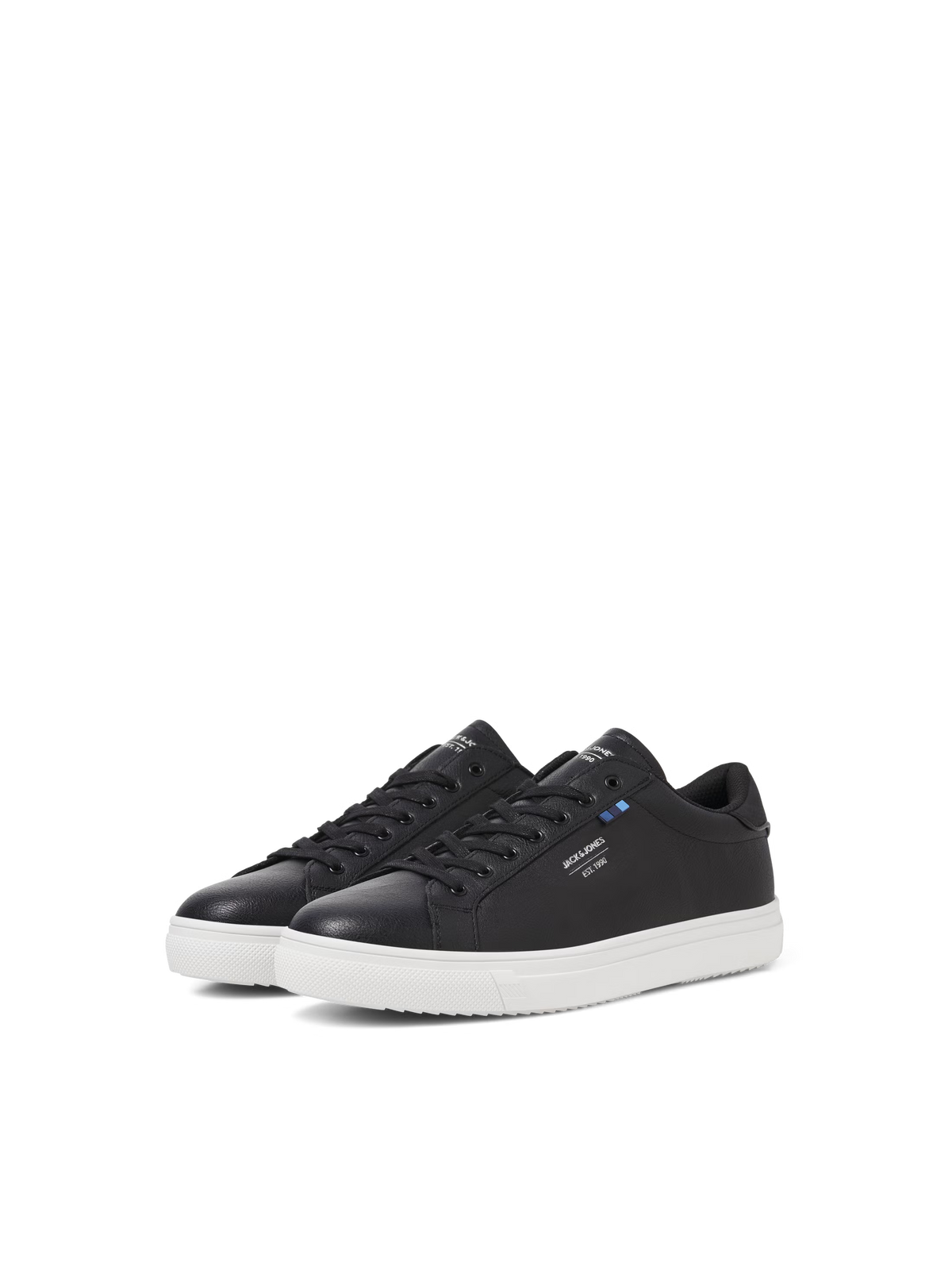 Jack&Jones Bale Lace Up Sneaker Trainers in Black / Anthracite