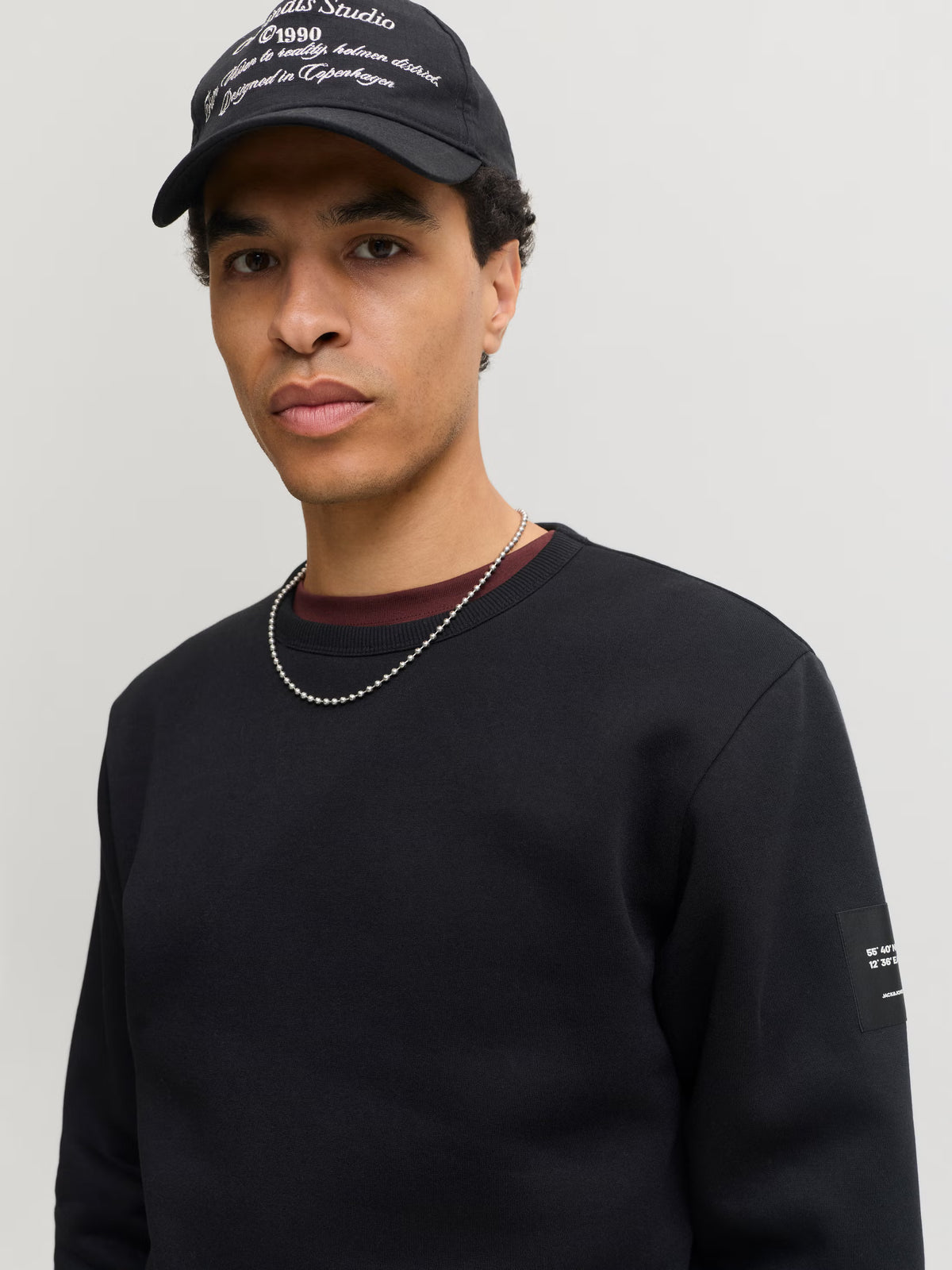 Jack&Jones Cleveland Sweatshirt in Black / Black