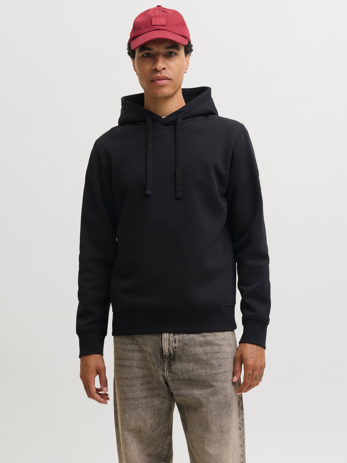 Jack&Jones Cleveland Sweat Hoodie in Black / BLACK