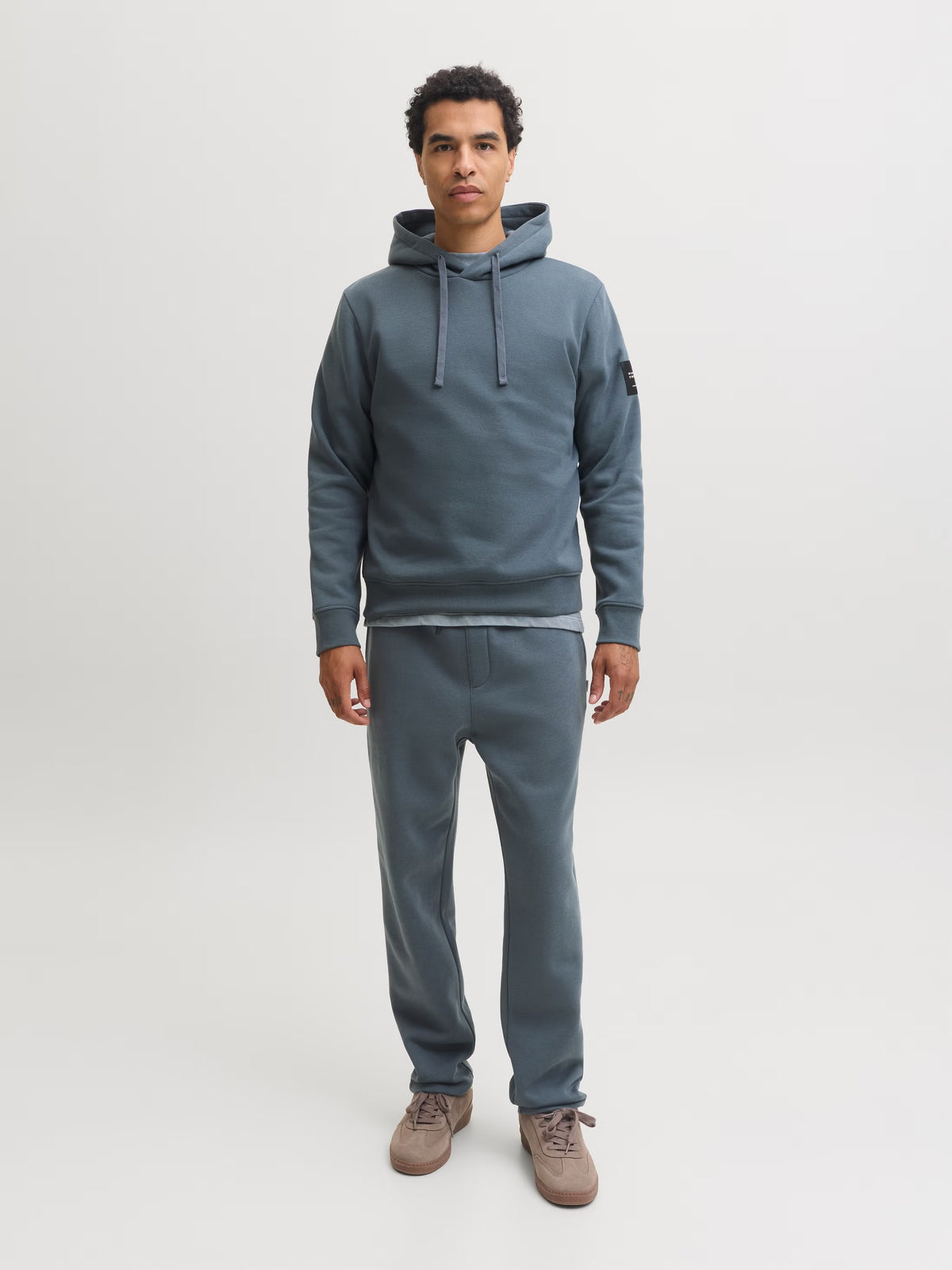 Jack&Jones Cleveland Sweat Hoodie in Grey / Turbulence